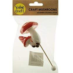 AussieSuperStore Art & Craft Essentials Mushrooms Triple Mushrooms Triple | Floral Craft Supplies | Floral Embellishments 9331468051947 VJY522
